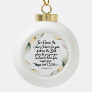 Ich kenne die Pläne Keramik Kugel-Ornament