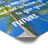 Ich kenne die Pläne Palmen Bäume Jeremiah 29:11 Poster (Ecke)