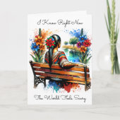 Ich kenne die Welt Beängstigend | Freundschaft Karte (Vorderseite)