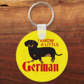 Ich kenne ein bisschen Deutsch Schlüsselanhänger (Vorderseite)