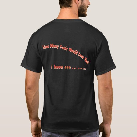 Ich kenne einen T - Shirt (Rückseite)