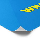 Ich kenne Gebärdensprache. (ASL) Poster (Ecke)