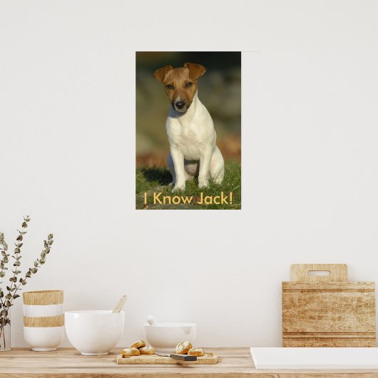 Ich kenne Jack! Poster (Küche)