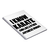 Ich kenne Karate Notizblock (Rechte Seite)