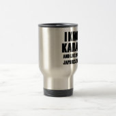 Ich kenne Karate Reisebecher (Mittel)