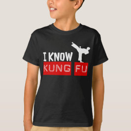 Ich kenne KUNG FU Grafisches T-Shirt