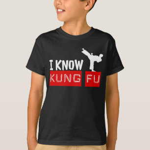 Ich kenne KUNG FU Grafisches T-Shirt