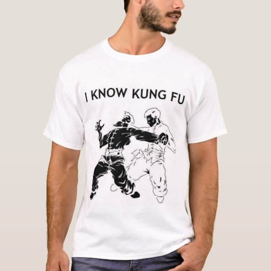 Ich kenne Kung Fu T-Shirt (Vorderseite)
