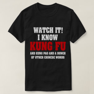Ich kenne Kung Fu und Kung Pao - Funny Martial Art T-Shirt