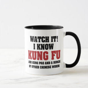 Ich kenne Kung Fu und Kung Pao - Funny Martial Art Tasse