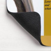 Ich kenne Liebe_ Mousepad_by Elenne Boothe Mousepad (Ecke)