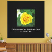 Ich kenne mich nicht. . . (Goethe) Leinwanddruck (Insitu (Wohnzimmer))