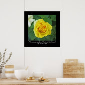 Ich kenne mich nicht. . . (Goethe) Poster (Küche)