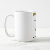 Ich kenne nicht, warum die Katze Sie unfollowed - Kaffeetasse (Links)