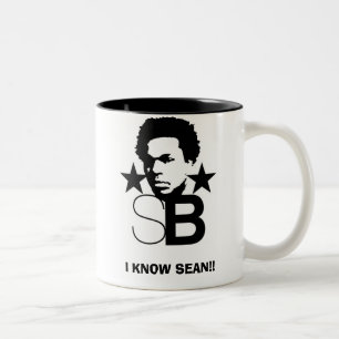 ICH KENNE SEAN-Tasse Zweifarbige Tasse