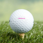 Ich kenne sie nicht golfball (Insitu T-Shirt)