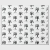 Ich kenne Stuff Neuron Silhouette Geschenkpapier (Flach)