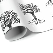 Ich kenne Stuff Neuron Silhouette Geschenkpapier (Rolleneckpunkt)