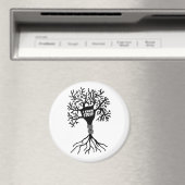 Ich kenne Stuff Neuron Silhouette Magnet (In Situ (Geschirrspüler))