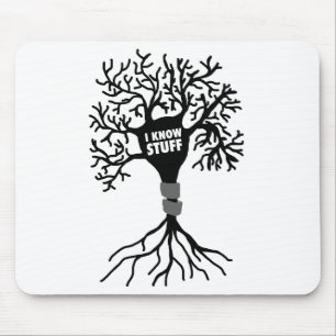 Ich kenne Stuff Neuron Silhouette Mousepad