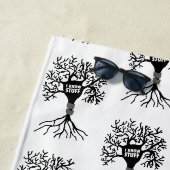 Ich kenne Stuff Neuron Silhouette Strandtuch (Beispiel)