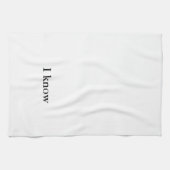 Ich kenne Tuch - sehen Sie andere Auflistung für (Horizontal)