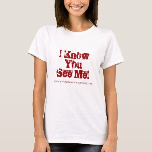 Ich kenne YouSee ich! , T-Shirt (Vorderseite)