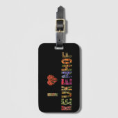 Ich ♥ Keukenhof - Exklusiver Designer Gepäckanhänger (Vorderseite Vertikal)