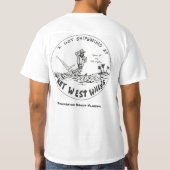 Ich Key- Westwillys got versendeten ruinierten… T-Shirt (Rückseite)