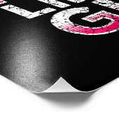 Ich kick wie ein Girl Karate Kickboxing Fotodruck (Ecke)