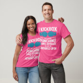 Ich Kickbox weil Funny Kickboxing T-Shirt (Unisex)