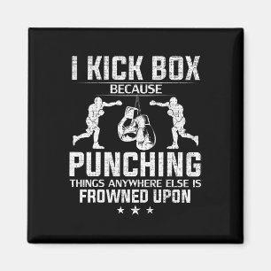 Ich kickboxe, weil das Boxen missbilligt wird Lust Magnet
