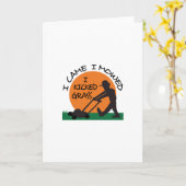 ICH KICKTE GRASS KARTE (Gelbe Blume)