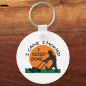 ICH KICKTE GRASS SCHLÜSSELANHÄNGER (Vorderseite)