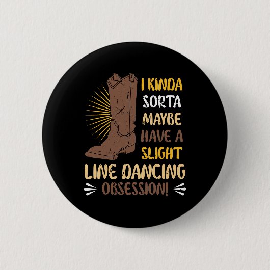 Ich Kinda Sorta hat vielleicht eine kleine Linie T Button (Vorderseite)