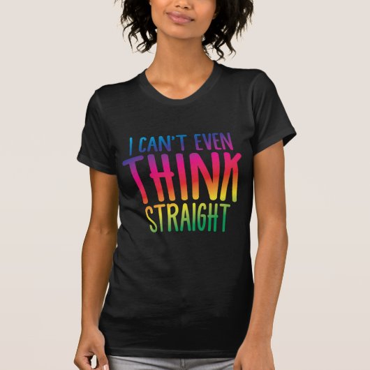 ich kippe denke sogar gerade T-Shirt (Vorderseite)