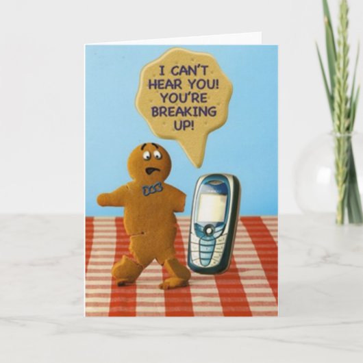 ICH KIPPE HÖRE SIE KARTE (Vorderseite)