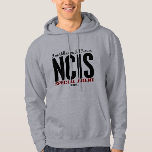 Ich kippe sage jedermann NCIS Agenten Hoodie (Vorderseite)