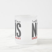 Ich kippe sage jedermann NCIS Agenten Mattglastasse (Mittel)