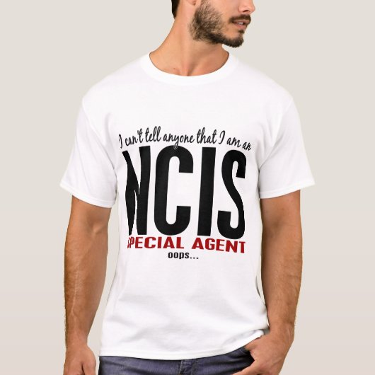 Ich kippe sage jedermann NCIS Agenten T-Shirt (Vorderseite)
