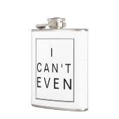 Ich kippe sogar | Aussagen-Flasche Flachmann (Links)