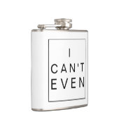 Ich kippe sogar | Aussagen-Flasche Flachmann (Rechts)