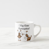 Ich kippe über die Gymnastik Espressotasse (Rechts)