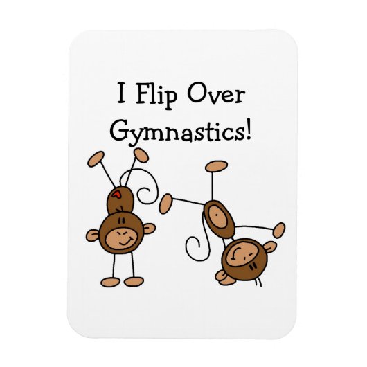 Ich kippe über die Gymnastik Magnet (Vertikal)
