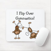 Ich kippe über die Gymnastik Mousepad (Mit Mouse)