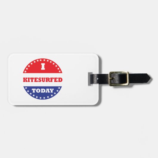 Ich Kitesurfen heute Gepäckanhänger (Vorderseite horizontal)
