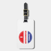 Ich Kitesurfen heute Gepäckanhänger (Vorderseite vertikal)