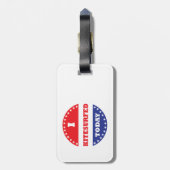 Ich Kitesurfen heute Gepäckanhänger (Rückseite vertikal)