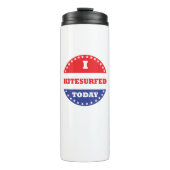 Ich Kitesurfen heute Thermosbecher (Vorderseite)