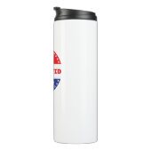 Ich Kitesurfen heute Thermosbecher (Nach rechts gedreht)